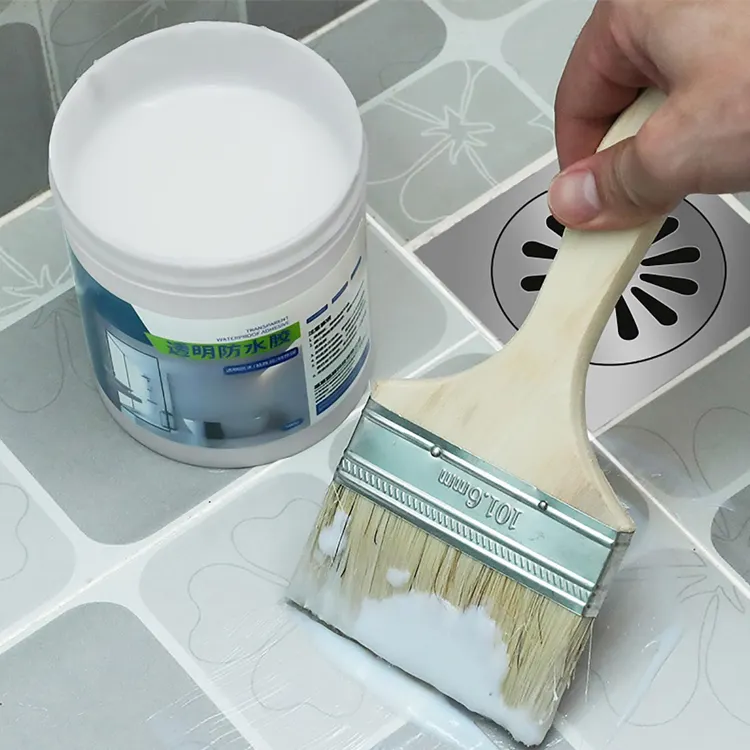 Bathroom leak-proof waterproof glue coating gap special glue tile leak-proof glue transparent material