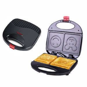 Plancha Eléctrica con Diseño de Dibujos Animados, Doble Zona de Cocción, 110V Estándar Americano, Sandwichera, Waflera, Máquina para Desayunos - Product Image 5