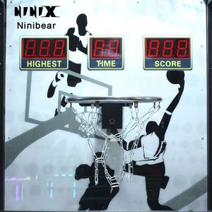 Máquina de Juego Arcade Deportiva para Interiores, Simulador de Baloncesto Operado con Monedas, con Aro, para Niños de 6+ Años, para Uso Doméstico - Product Image 2