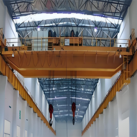 Grúa Puente de Doble Viga de Alta Resistencia Yuzhong, Motor Eléctrico, Movimiento de Fábrica, Capacidad de 20t, Cabina Automática