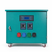 Panneau de synchronisation professionnel Grid-Tie 100A-630A IP54 extérieur SUS304 avec acier Al-Zn intérieur pour armoire de synchronisation de site minier