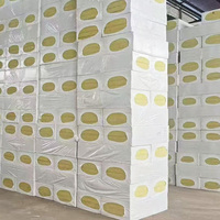 Rouleaux de laine de roche ignifugés de classe A, écologiques - Convient à l'isolation thermique industrielle des conduits de climatisation.