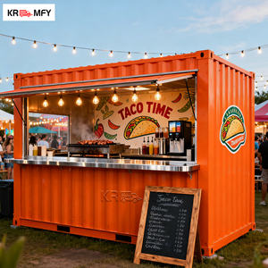 Maisons mobiles préfabriquées d'usine, mini-maisons portables, café-restaurant, conteneur-bar, kiosque avec cuisine - Product Image 5