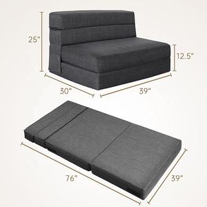 Neues Design Multifunktionales Faltbares Schlafsofa aus Memory-Schaum, <span class=keywords><strong>Couch</strong></span> mit Kissen, Futon, Schlafsessel, Matratze - Product Image 3
