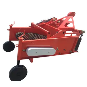 Mini tractor agrícola de alto rendimiento, unidad de toma de fuerza, enganche de 3 puntos, cosechadora de patatas y cebollas, excavadora de zanahorias dulces