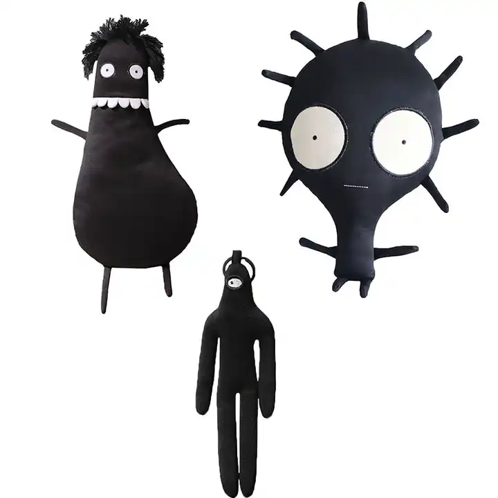  Shopular Something Black Monster Plush Figure Doll Toy