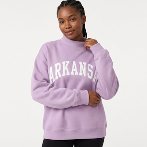 Wholesale Custom Heavyweight Unisex Mock Neck Sweatshirt Custom Embroidery Logo 100%Cotton Fleeced Oversized Winter Wear - Product Image 1