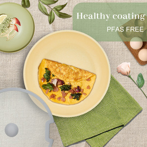 Juego de Ollas de Cerámica Antiadherentes con Mango Desmontable, Juego de Utensilios de Cocina para Estufa de Inducción, Personalizable OEM - Product Image 4