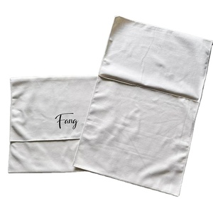 Factory Direct 100% Organic Cotton <b>Envelope</b> Pouch Custom Cotton Clam Shell <b>Envelope</b> Bag Pouch With Logo Printing - Product Image 1