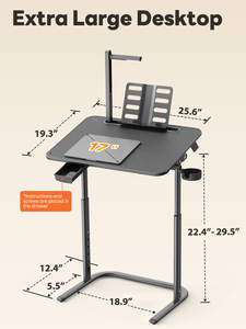 Mesa Multifuncional Ajustable para <span class=keywords><strong>TV</strong></span>, Mesa Plegable para Comer en el Sofá, Bandeja para Comer, Mesa Portátil para Estudiar - Product Image 6