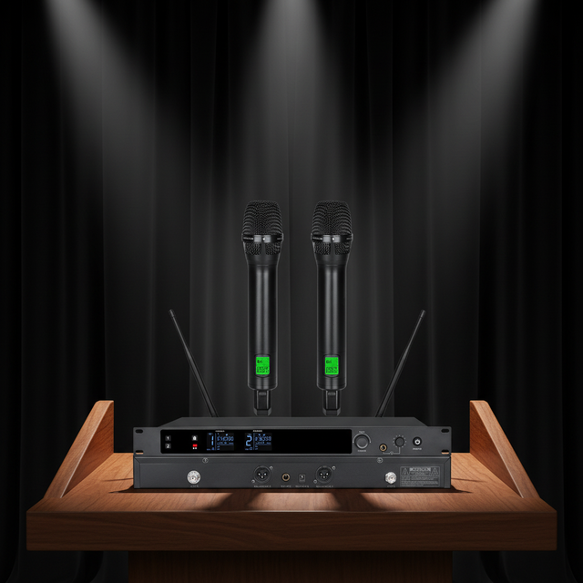 Professional Cordless Handheld Cardioid Dynamic Microphone High Quality for Vocal XLR Noise Cancelling Metal