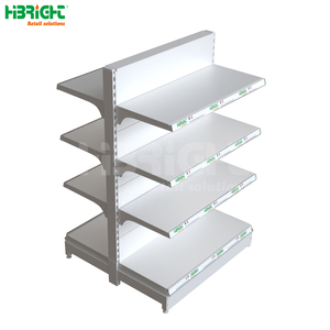 High Quality Customized <b>Heavy</b> <b>Duty</b> Single-Sided Metal Gondola Shelving for Retail Store and Supermarket Rack - Product Image 2