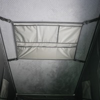 Tente de toit rigide en aluminium à extrémité triangulaire en T pour camping sur plateau de camion 4x4