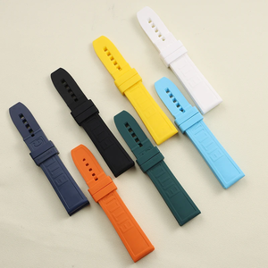 <span class=keywords><strong>Correa</strong></span> de caucho natural colorida con logotipo personalizado, <span class=keywords><strong>correa</strong></span> de <span class=keywords><strong>reloj</strong></span> de silicona para Superocean Avenger/<span class=keywords><strong>Breitling</strong></span>, <span class=keywords><strong>correa</strong></span> de acero inoxidable con hebilla de 22/24mm - Product Image 2
