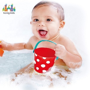 Jouet de <span class=keywords><strong>bain</strong></span> pour bébé, ensemble de 3 tasses empilables avec de jolies faces d'animaux, <span class=keywords><strong>jeu</strong></span> interactif de versement et de flottaison pour les tout-petits - Product Image 5