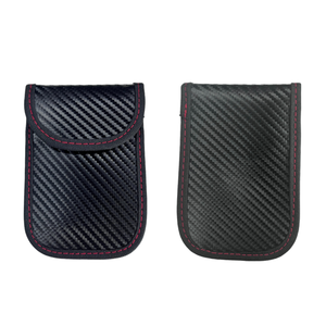 <span class=keywords><strong>Pochette</strong></span> pour clés de <span class=keywords><strong>voiture</strong></span> personnalisée, sac Faraday antivol en fibre de carbone, étui bloquant les signaux - Product Image 4