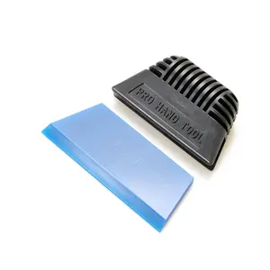 Window Scraper Rubber Squeegee Blade Soft Silicone Customized Logo Window Films Cleaning Wiper Tools for Car Window Film