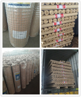 Clôture en fil de fer soudé galvanisé, 50 pieds x 48 pouces, maille de 1x1 pouce, acier au carbone, rouleau de clôture pour ferme