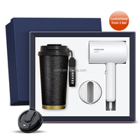 Set de Regalo Corporativo Personalizado para el Día de la Mujer: Taza con Recubrimiento de Titanio y Secador de Pelo para Personal Femenino, Regalo para Clientes Cooperativos y Festivales de Bienestar
