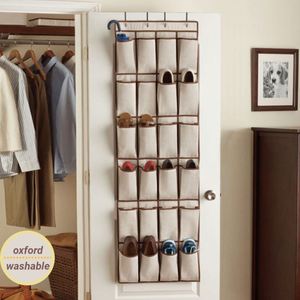 Nice <b>Shoes</b> Hanging Storage Bags Behind the Door Wall Hanging Decoration Ankle Sock Hanging Rack Fabric Phone Hanging Bag - Product Image 4