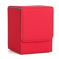 Boîte de jeu de cartes TCG personnalisée MIO en cuir PU avec impression couleur intégrale, portable et écologique, boîte de jeu de société durable