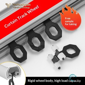 <b>Plastic</b> Right Angle Clamp with <b>White</b> Wheels for Industrial Use - Product Image 2