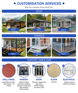 Casas Contenedor Expandibles Prefabricadas de 40 Pies Casa Contenedor de Lujo <span class=keywords><strong>Hogar</strong></span> Prefabricado de 1 Dormitorio Casas Móviles - Product Image 4