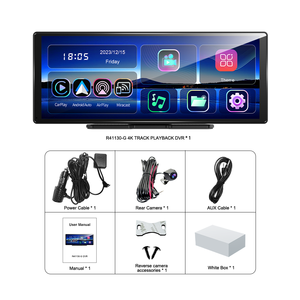 11.30 "không dây Carplay 4K GPS theo dõi phát lại đa-ui ADAS Carplay GPS navigation Dual record DVR - Product Image 6