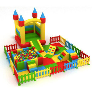 Indoor Commercial Soft Play Center with Ball <b>Pool</b> <b>Slide</b> for Kids High Capacity EPE & PU Materials Plastic Safety - Product Image 1
