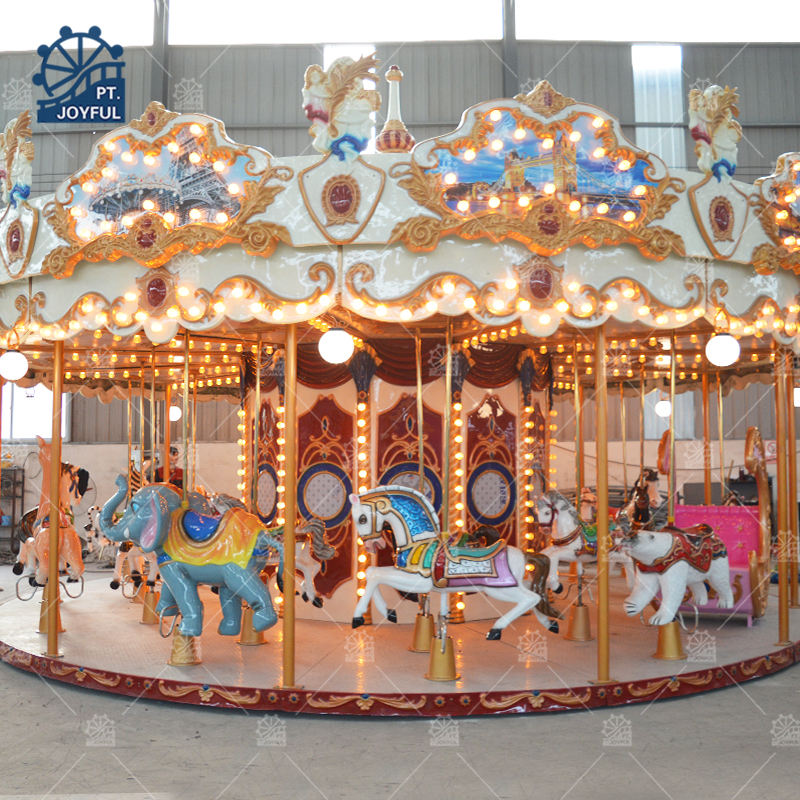 Carousel Horse Rides for Shopping Mall Thrill Fun