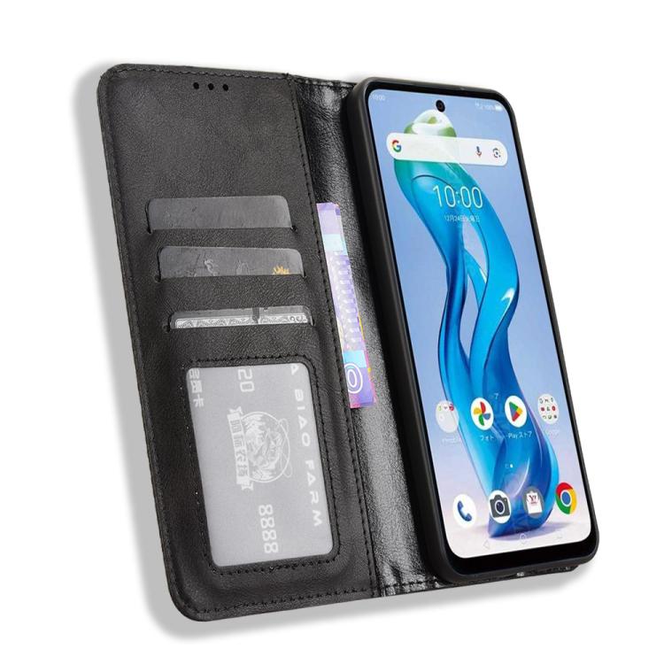 Magnetic Buckle Retro Leather Phone Case for ZTE Nubia S 5G A403ZT