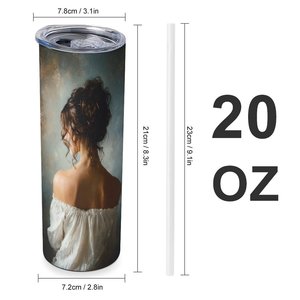 Custom Printed Stainless Steel Tumbler 20oz <b>Double</b> <b>Wall</b> Vacuum Insulated Portable Travel <b>Mug</b> - Product Image 1