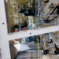 Machine automatique d'occasion pour la fabrication de serviettes hygiéniques, 600 PPM, entièrement servo-électrique, prix compétitif, fournisseur chinois