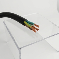 Câble en cuivre Huaqi YCW 4 conducteurs, 4 mm, en caoutchouc, résistant à la chaleur 65°C, flexible, pour équipement industriel mobile