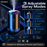 Diffuseur d'arômes pour voiture, intelligent, à économie d'énergie, à pulvérisation automatique, haute efficacité, premium, compatible avec les porte-gobelets, pour la purification de l'air intérieur de la voiture