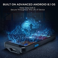 Escáner PDA Inalámbrico Resistente JR 927ML Android 13 4G, Escáner de Códigos de Barras 1D 2D QR, Terminal de Datos Móvil