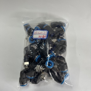 Connecteur coudé pneumatique générique 100% neuf et original QSL-G1/4-10 - Product Image 1