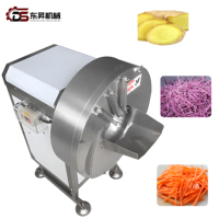 Machine à déchiqueter le gingembre en acier inoxydable, déchiqueteuse électrique automatique, machine à couper en bandes pour légumes racineux