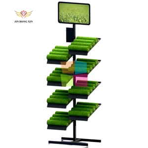 Tienda minorista personalizada, estante de muestra de césped de metal, soporte de exhibición de césped artificial - Product Image 3