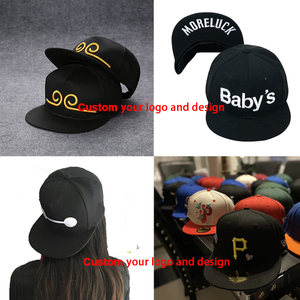 Nón kết thêu logo tùy chỉnh, kiểu dáng đơn giản, vành phẳng, dành cho nam, mũ bóng chày snapback, mũ thể thao, chất liệu canvas, unisex, người lớn, 2 cái - Product Image 5