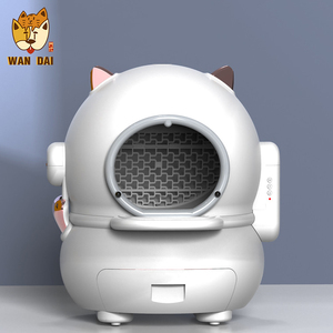 Hot selling multiple safety protection quick cleaning cat automatic litter box disassembly design self cleaning cat litter box