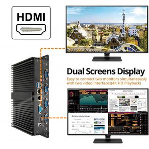 Hxxktouch 2024 Mini PC de qualité industrielle SSD HX-MBIPC02 série 4 Go boîtier faible consommation PC vente chaude dans l'UE Shenzhen Stock - Product Image 2