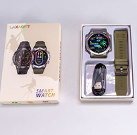 Vernetzte Smartwatch Runde Outdoor-Smartwatch Laxasfit Montre Connecte Intelligente Reloj für Damen und Herren