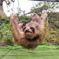Statue de marmotte debout avec mouvements Modèle d'animaux animatroniques personnalisable