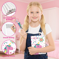 Fabrik benutzer definierte Kinder Kawaii Einhorn Mädchen Geschenke Set Briefpapier Set Großhandel