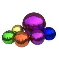 Boule miroir gonflable en PVC étoile, boule gonflable géante, boule miroir sphérique gonflable