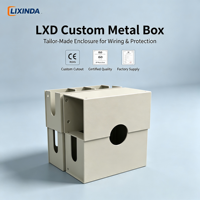 Boîtier de distribution en acier thermolaqué personnalisé LIXINDA IP54, montage mural, support à bride, certifié CE ROHS, OEM