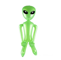 Bouée gonflable géante verte Alien en PVC épaissi, jouet aquatique pour fête d'Halloween, décorations de piscine estivales
