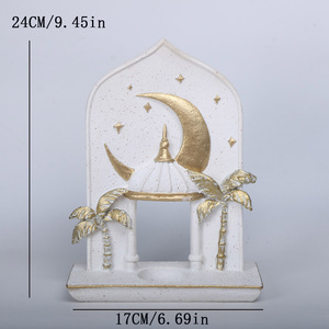 Decoraciones <span class=keywords><strong>de</strong></span> Ramadán 2026, <span class=keywords><strong>Luna</strong></span> <span class=keywords><strong>de</strong></span> Resina en Oferta, Artesaní<span class=keywords><strong>a</strong></span> Musulmana, Decoración <span class=keywords><strong>de</strong></span> Escritorio para el Hogar, Decoración Islámica para Fiestas - Product Image 2