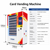 Distributeur automatique de cartes à collectionner et de produits TCG avec système de paiement multiple